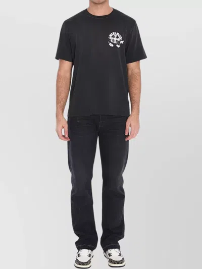 AMIRI MUSIC RECORD CREWNECK T-SHIRT