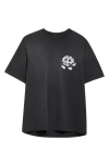 Amiri Music Record T-shirt In Black