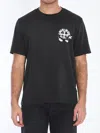 Amiri Music Record Print T-shirt In Nero