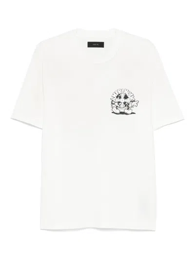 Amiri Music Record T-shirt In Neutrals