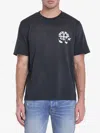 Amiri Music Record Print T-shirt In Black