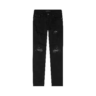 Pre-owned Amiri Mx1 Bandana Jeans 'black'