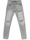 Amiri Mx1 Bouclé Jeans In 灰色