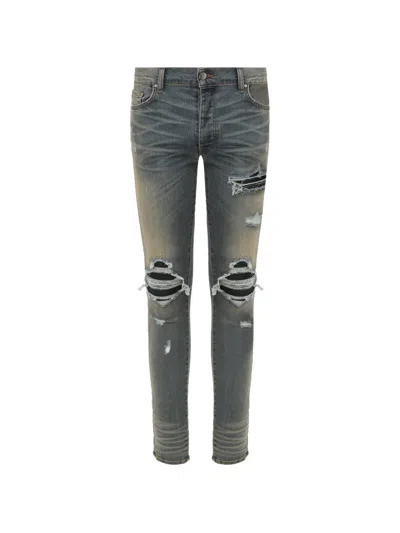 Amiri Mx1 Distressed Jeans In Black