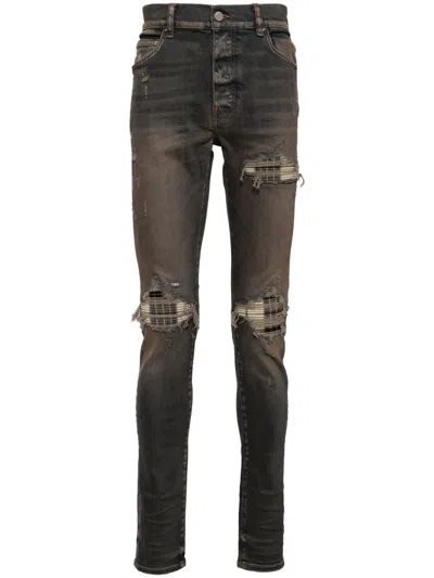 Amiri Mx1 Distressed Skinny Jeans In Blue
