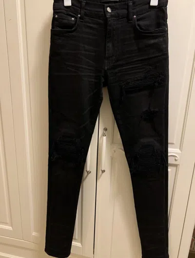 Pre-owned Amiri Mx1 Jeans In Black