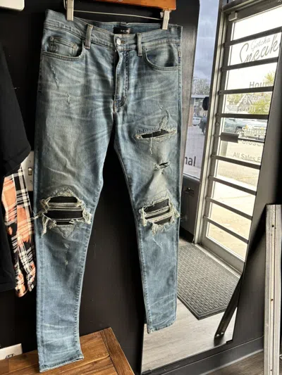 Pre-owned Amiri Mx1 Jeans In Blue