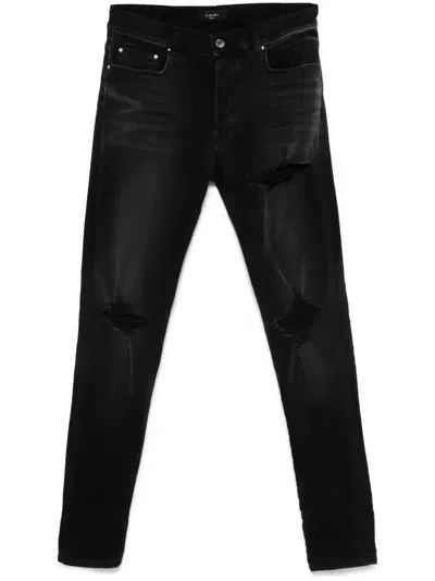 AMIRI MX1 JEANS - MEN'S - SPANDEX/ELASTANE/COTTON/ELASTOMULTIESTER/LEATHER