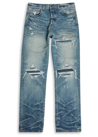 AMIRI AMIRI MX1 RIPPED STRAIGHT-LEG JEANS