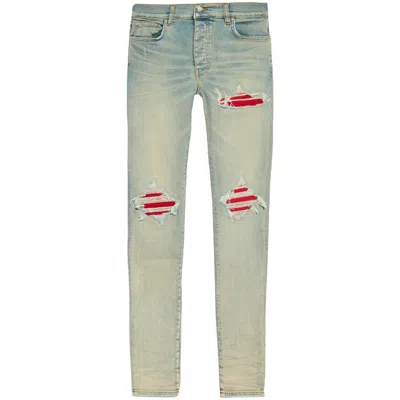 Amiri Mx1 Skinny Jeans In Animal Print