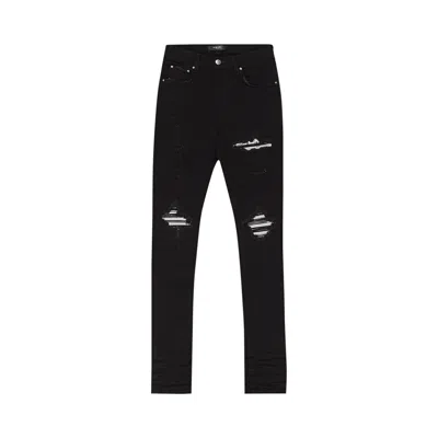 Pre-owned Amiri Mx1 Skinny Jeans 'black/silver' | Men's Size 32