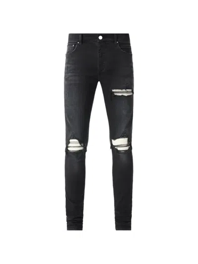 Amiri Man Jeans Black Size 30 Cotton, Elastomultiester, Elastane