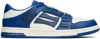 Amiri Low-top Leather Sneakers With Perforated Upper In Multi