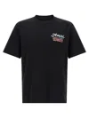 Amiri Mens Neon Lights Graphic-print Cotton T-shirt Black Xl In Black