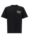 Amiri Mens Neon Lights Graphic-print Cotton T-shirt Black Xl In Black
