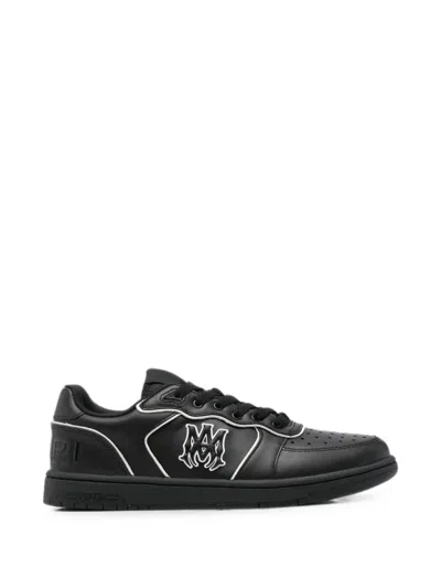 Amiri Newport Logo-patch Sneakers In Black