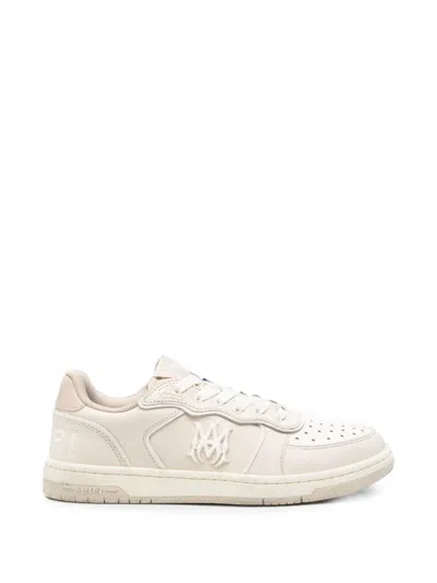 Amiri Leather Newport Low-top Sneakers In White