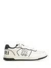 Amiri Newport White Sneakers Low Top With Logo Patch On The Side And Contrasting Heel With Leather Logo Le