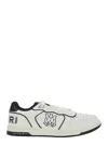 Amiri Newport White Sneakers Low Top With Logo Patch On The Side And Contrasting Heel With Leather Logo Le