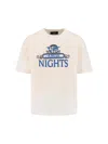 Amiri Boxy-fit Graphic T-shirt With Midnight Message In White