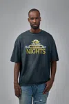 Amiri Nights Oversized Tee In Black