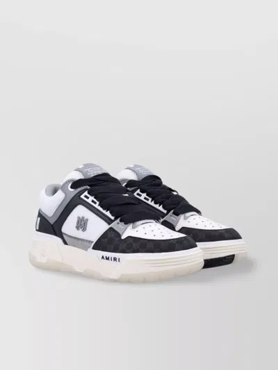 Amiri Nubuk Debossed Sneakers Ma-1 Collar In Multi