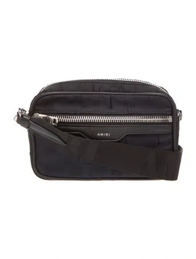 Pre-owned Amiri Nylon Clutch In Black