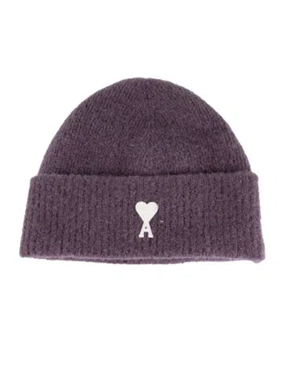 Pre-owned Amiri Off White Adc Beanie W/tags In Purple