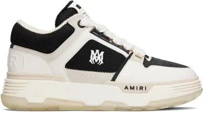 AMIRI OFF-WHITE & BLACK MA-1 SNEAKERS