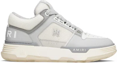 AMIRI OFF-WHITE & GRAY MA-1 SNEAKERS