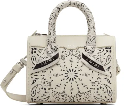 Amiri Off-white Bandana Micro Triangle Bag