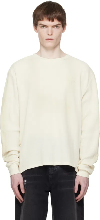 Amiri Off-white Bones Long Sleeve T-shirt In Multi