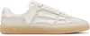 Amiri Off-white Croc Debossed Pacific Bones Sneakers In White