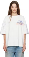 Amiri Off-white 'follow Me' Oversized T-shirt In White