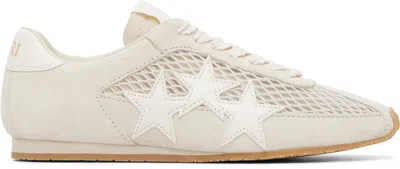 Amiri Off-white Mesh Pacific Flat Sneakers In Neutral