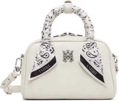 Amiri Off-white Micro Bowling Bag