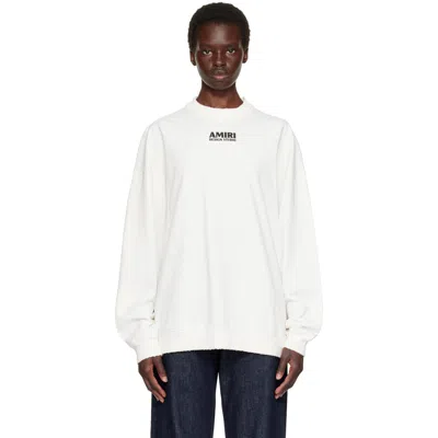 Amiri Off-white '1994' Crew Sweatshirt