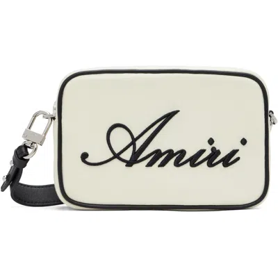 Amiri Off-white '' Embroidered Camera Bag In Neutral