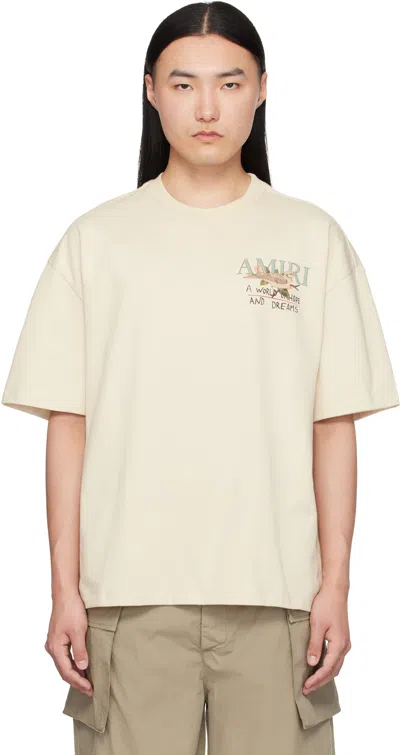 Amiri Off-white 'hope & Dreams' T-shirt