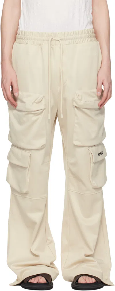 Amiri Off-white Multi Pocket Cargo Pants In Neutral