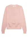 Amiri Open-knit Sweater In Pink