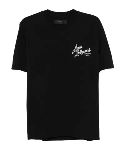 Amiri Open-necked Black Shirt