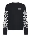 Amiri Cotton Sweatshirt Featuring Bone Print