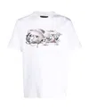 Amiri Pegasos Script Logo-print T-shirt In White