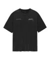 Amiri Cinema Distressed Cotton Graphic T-shirt In Black