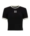 Amiri Open-necked Black Shirt In Black
