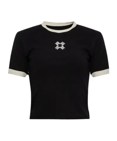 Amiri Open-necked Black Shirt