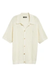 Amiri Open Stitch Button-up Shirt In Neutral