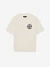 Amiri Rose-embellished T-shirt In Neutral