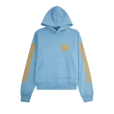 Pre-owned Amiri Ouija Board Hoodie 'carolina Blue' | Men's Size L